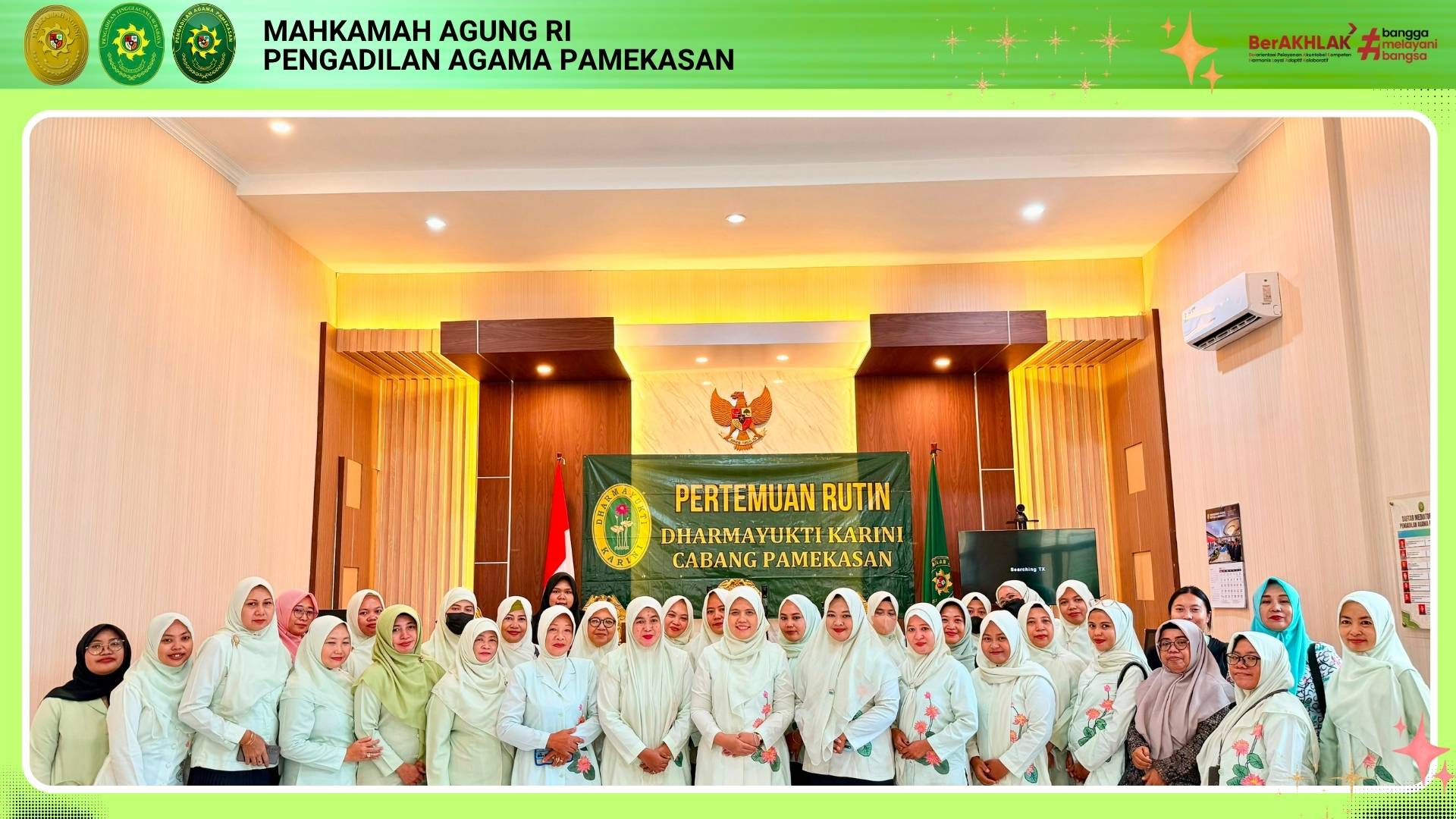 Dharmayukti Karini Cabang Pamekasan Gelar Pertemuan Rutin Dan Sosialisasi Tabungan Emas Bersama Pegadaian